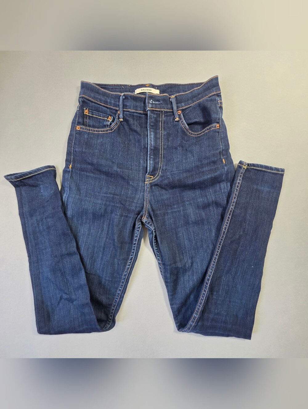 GRLFRND Dark Wash Skinny Jeans - Classic Denim Size 26